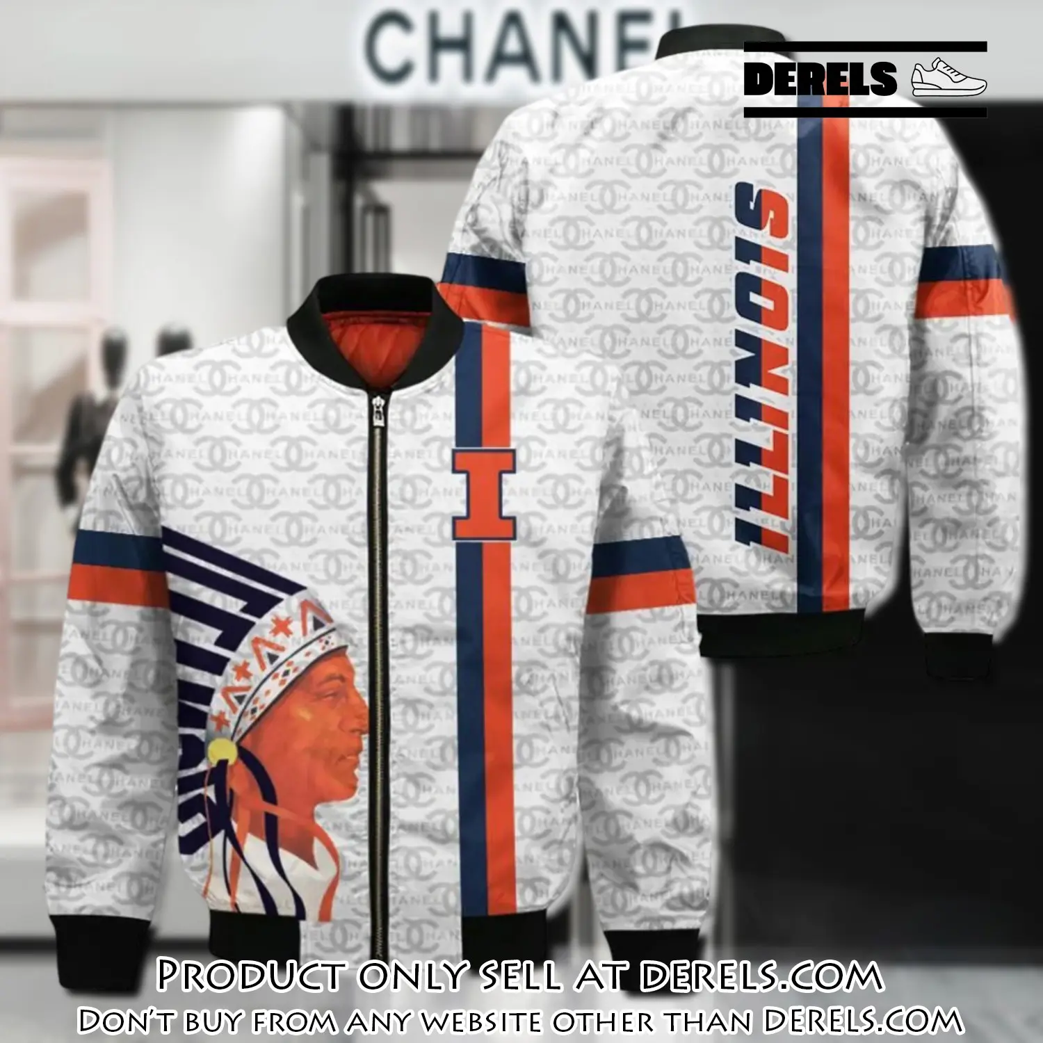 Chanel nba illinois jacket luxury clothing clothes outfit for men dr1406460